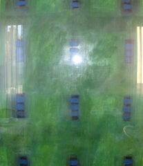 2007.02 Muster auf grün