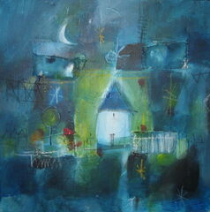Haus in der Nacht